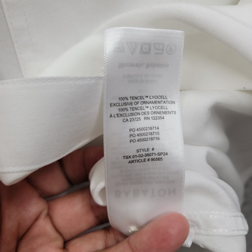 BABATON UTILITY RELAXED SHIRT, WHITE SIZE S - Picture 5 of 9